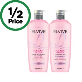 LOral-Elvive-Glycolic-Gloss-Shampoo-or-Conditioner-800ml on sale