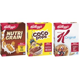 Kellogg%26rsquo%3Bs+Nutri+Grain+470g%2C+Coco+Pops+535g+or+Special+K+500g