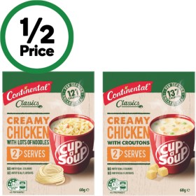 Continental+Cup+a+Soup+50-75g+Pk+2