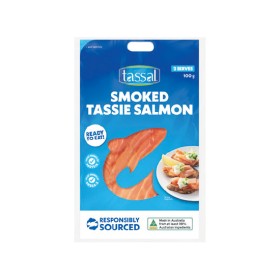 Tassal+Tasmanian+Smoked+Salmon+Slices+100g