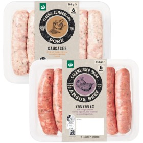 Woolworths+Premium+Butcher+Style+Sausage+Varieties+450-500g