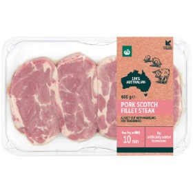 Australian+Pork+Scotch+Fillet+Steak+600g