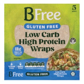 BFree-Low-Carb-High-Protein-Wraps-210g on sale