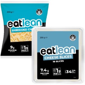 Eatlean+High+Protein+Sliced+or+Shredded+Cheese+200g