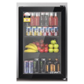 Devanti-70L-Bar-Fridge-Glass-Door-wLight-Black on sale