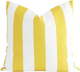 Mojo-Cabana-45cm-Stripe-Outdoor-Cushion-Cover-in-Yellow on sale