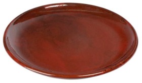 Northcote+Pottery+34cm+Wine+Glazed+Terracotta+Saucer