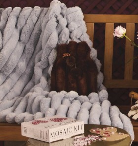 Astin-Sinclair-150cm-x-130cm-Faux-Fur-Rib-Throw-In-Cloud-Blue on sale