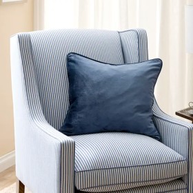 Margot+Velvet+Cushion+-+Ink