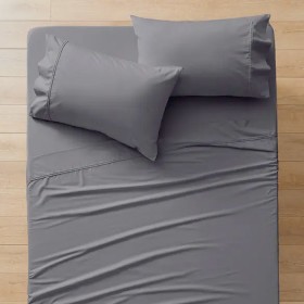 Pure+Bed+Sheet+Set+-+Graphite