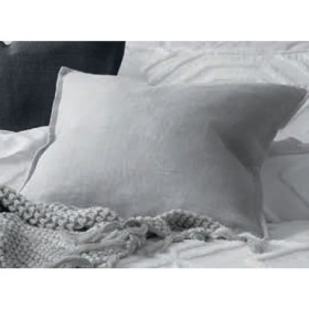Sorano-Linen-Blend-Cushion-Pale-Grey on sale