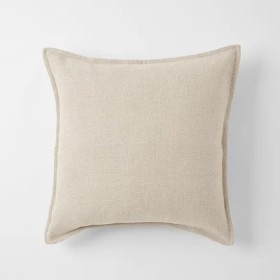 Sorano+Linen+Blend+Cushion+-+Natural
