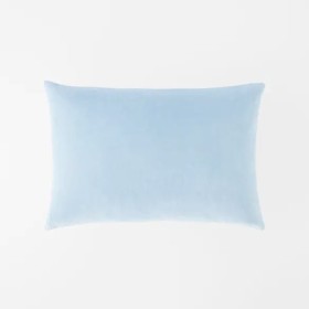Meera-Velvet-Linen-Cushion-Chambray on sale
