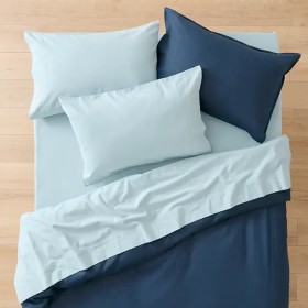 Flannelette+Bed+Sheet+Set+-+Chambray
