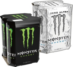 Monster+Energy+Drink+4x500mL+Selected+Varieties