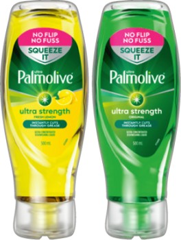NEW+Palmolive+Ultra+Strength+Squeeze+It+Dishwashing+Liquid+Original+or+Fresh+Lemon+500mL