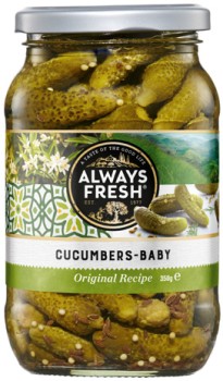 Always+Fresh+Cucumbers+Baby+Original+Recipe+350g