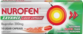 Nurofen-Zavance-Ibuprofen-200mg-Liquid-Capsules-10-Pack on sale