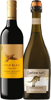 Wolf+Blass+Yellow+Label+Range+or+Yellow+Tail+Range+750mL