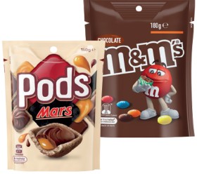 MMs-120180g-Pods-160g-or-Maltesers-120140g-Share-Pack-Selected-Varieties on sale