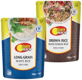 SunRice+Microwave+Rice+Pouch+250g+Selected+Varieties