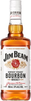 Jim-Beam-White-Label-Bourbon-700mL on sale