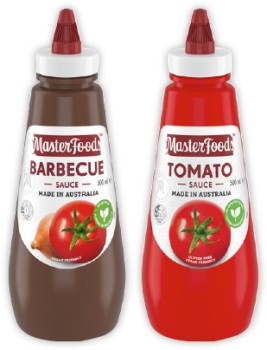 MasterFoods-Squeezy-Sauce-475500mL-Selected-Varieties on sale