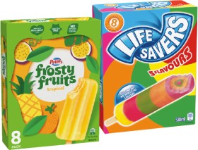 Peters-Frosty-Fruits-8-Pack-or-Life-Savers-Ice-Block-8-Pack-Selected-Varieties on sale