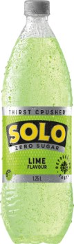 NEW+Solo+Zero+Sugar+Lime+1.25+Litre