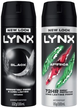 Lynx+Deodorant+Body+Spray+or+Antiperspirant+165mL+Selected+Varieties