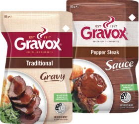 Gravox+Gravy+or+Sauce+165g+Selected+Varieties