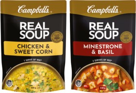 NEW+Campbell%26rsquo%3Bs+Real+Soup+Pouch+330g+Selected+Varieties