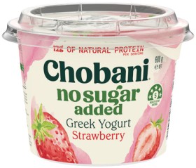 Chobani+No+Sugar+Added+Greek+Yogurt+Strawberry+680g+Selected+Varieties