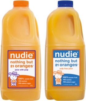 Nudie+Orange+Juice+with+Pulp+or+Pulp+Free+2+Litre
