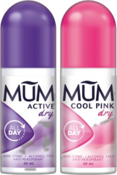 Mum+Dry+Anti%E2%80%91perspirant+Deodorant+50mL+Selected+Varieties