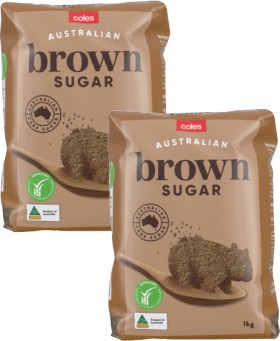 Coles-Brown-Sugar-1kg on sale