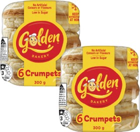 Golden+Crumpet+Rounds+6+Pack+300g