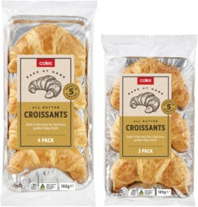 Coles+All+Butter+Croissants+3+Pack+or+4+Pack