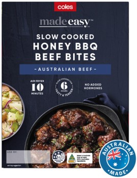 Coles+Made+Easy+Slow+Cooked+Honey+BBQ+Beef+Bites+500g