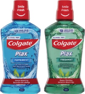 Colgate+Plax+Fresh+Mint+or+Peppermint+Mouthwash+500mL