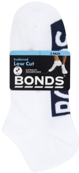 Bonds+Men%26%23039%3Bs+Logo+Lowcut+Sock+3+Pack
