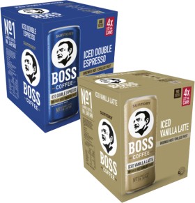 Boss+Iced+Coffee+4x237mL
