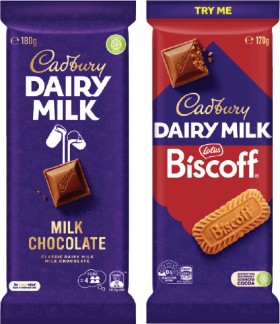 Cadbury-Dairy-Milk-Block-Chocolate-160g-190g on sale