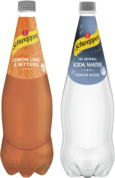 Schweppes+Mixers%2C+Soft+Drink+or+Mineral+Water+1.1+Litre