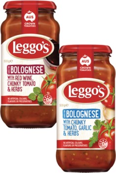 Leggos-Pasta-Sauce-490g-500g on sale