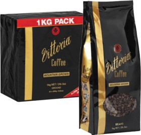 Vittoria+Mountain+Grown+Coffee+Beans+or+Ground+1kg