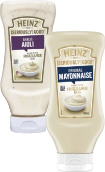 Heinz+Seriously+Good+Aioli+or+Mayonnaise+500mL