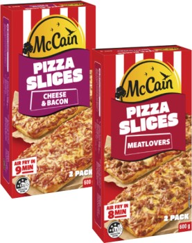 McCain+Pizza+Slices+2+Pack+600g