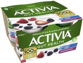 Activia+Probiotic+Yoghurt+No+Added+Sugar+4x125g