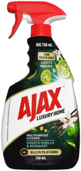 NEW+Ajax+Luxury+Home+Multipurpose+Cleaner+Vanilla+%26amp%3B+Bergamot+750mL